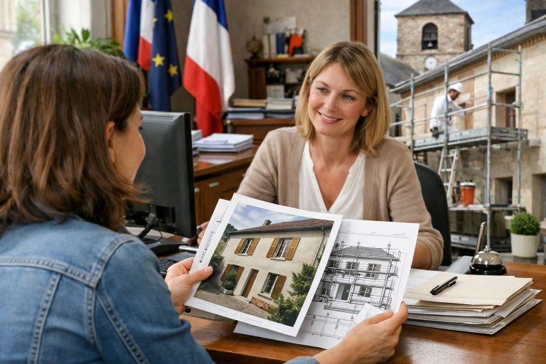 Déclaration en mairie pour rénovation de façade - démarches administratives obligatoires